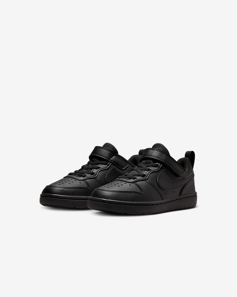Nike Court Borough Low Recraft Younger Kids Shoes Black